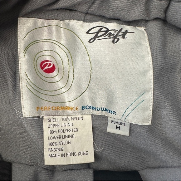 Drift Boardwear Performance Snowboard Ski Snow Pants Women Medium Elastic Waist - Picture 11 of 16